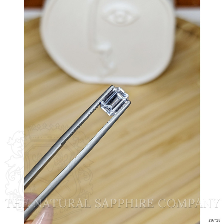 1.09 Ct. Greyish Blue Sapphire from Ceylon (Sri Lanka)