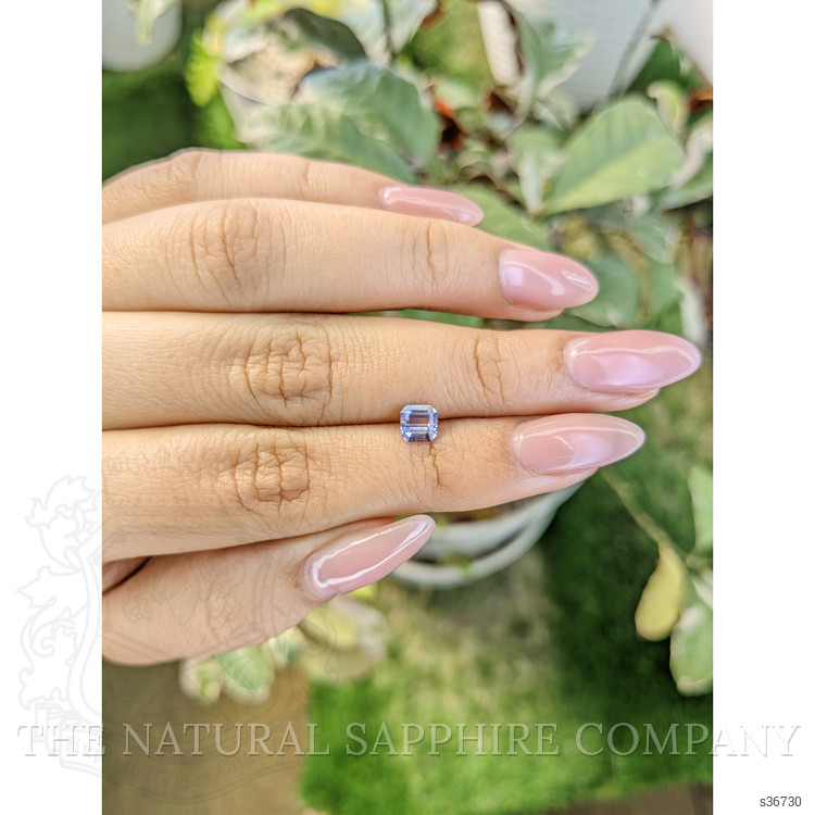 0.68 Ct. Bi Color Sapphire from Ceylon (Sri Lanka)