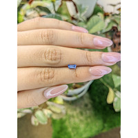 0.59 Ct. Blue Sapphire from Ceylon (Sri Lanka) Life Style