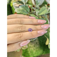 0.81 Ct. Pinkish Purple Sapphire from Ceylon (Sri Lanka) Life Style