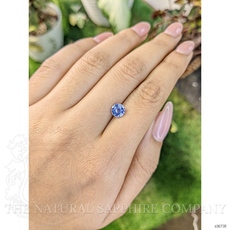 1.29 Ct. Blue Sapphire from Ceylon (Sri Lanka)