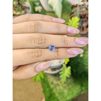 1.29 Ct. Blue Sapphire from Ceylon (Sri Lanka) Life Style