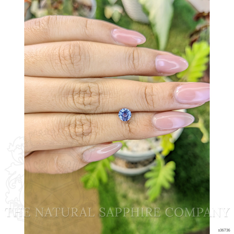0.73 Ct. Blue Sapphire from Ceylon (Sri Lanka)