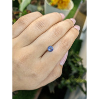 0.80 Ct. Blue Sapphire from Ceylon (Sri Lanka) Life Style