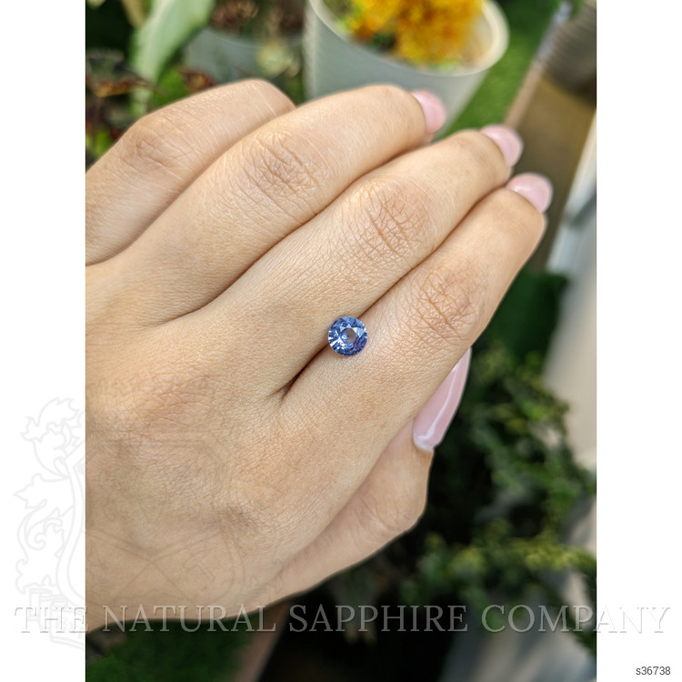 0.80 Ct. Blue Sapphire from Ceylon (Sri Lanka)