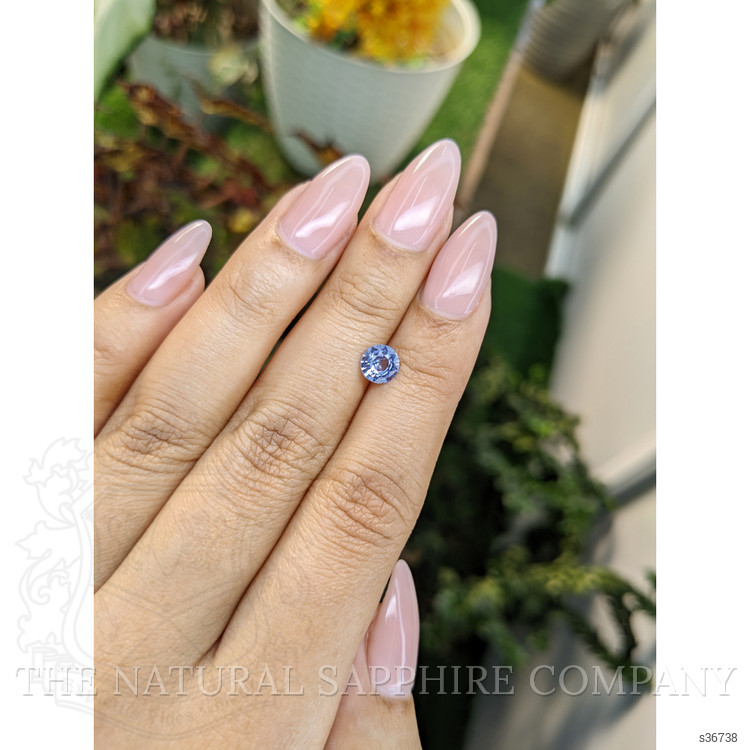 0.80 Ct. Blue Sapphire from Ceylon (Sri Lanka)