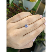 0.68 Ct. Blue Sapphire from Ceylon (Sri Lanka) Life Style