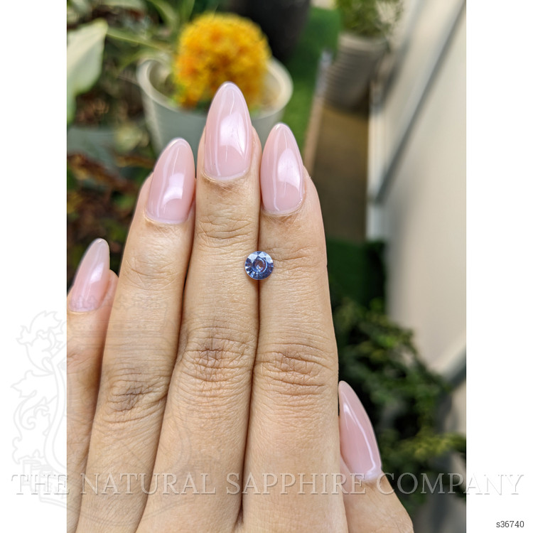 0.68 Ct. Blue Sapphire from Ceylon (Sri Lanka)