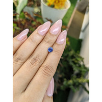 0.66 Ct. Blue Sapphire from Ceylon (Sri Lanka) Life Style