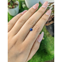 0.40 Ct. Blue Sapphire from Ceylon (Sri Lanka) Life Style