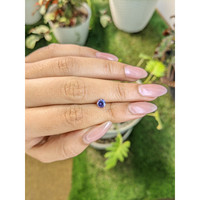 0.73 Ct. Violet Sapphire from Ceylon (Sri Lanka) Life Style