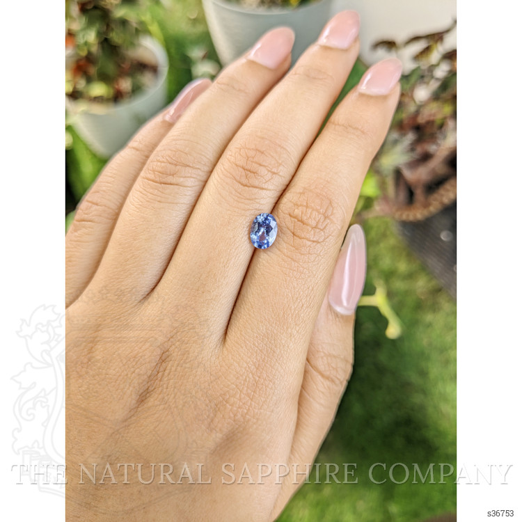 1.17 Ct. Blue Sapphire from Ceylon (Sri Lanka)