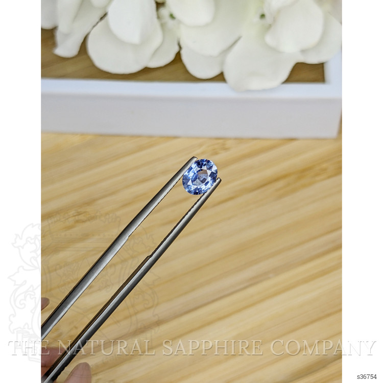 1.04 Ct. Blue Sapphire from Ceylon (Sri Lanka)