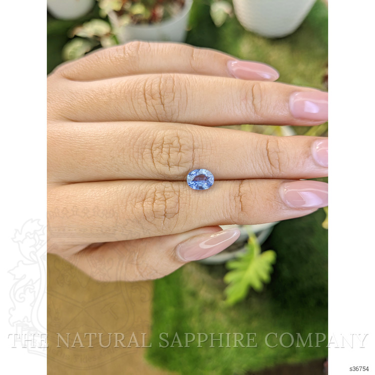 1.04 Ct. Blue Sapphire from Ceylon (Sri Lanka)