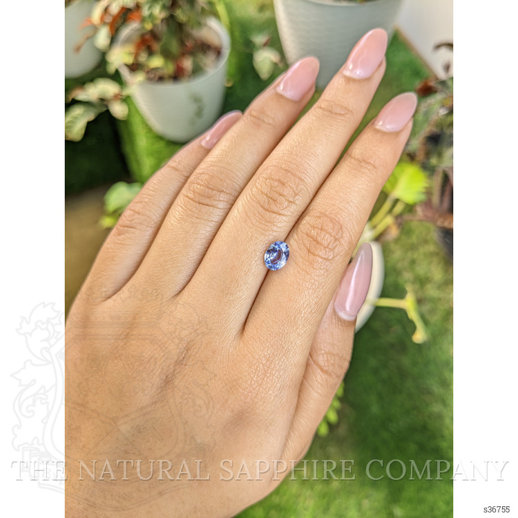 1.13 Ct. Blue Sapphire from Ceylon (Sri Lanka)