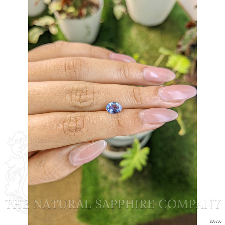 1.13 Ct. Blue Sapphire from Ceylon (Sri Lanka)