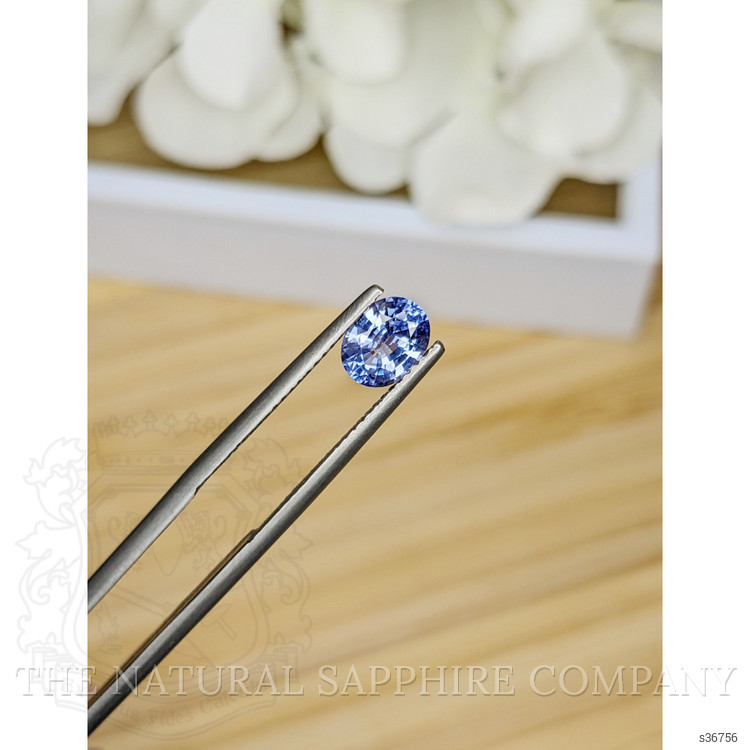 1.04 Ct. Blue Sapphire from Ceylon (Sri Lanka)
