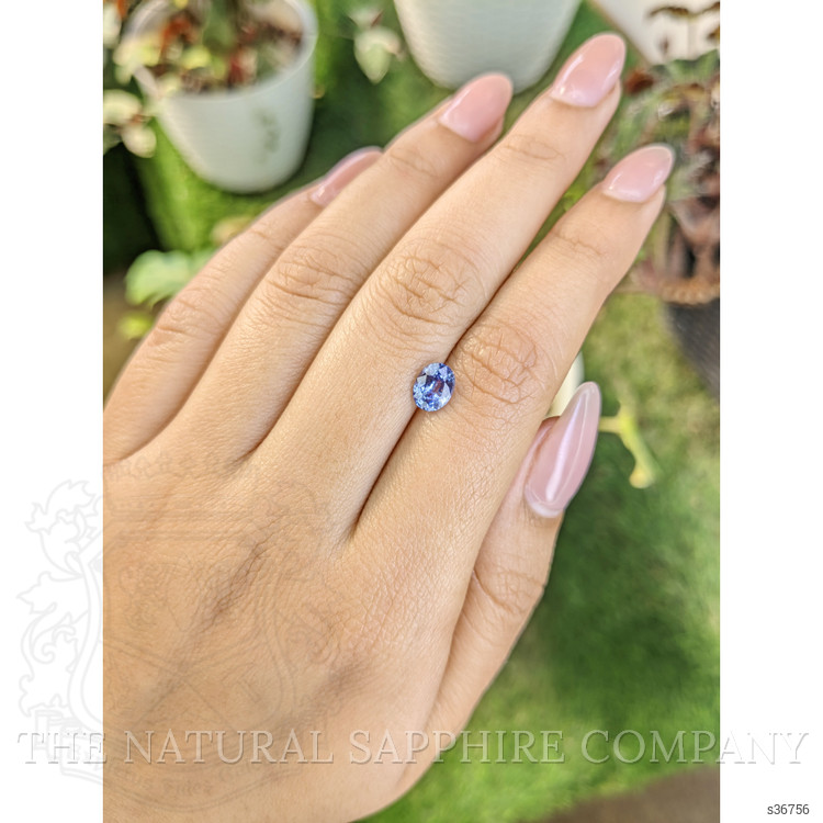 1.04 Ct. Blue Sapphire from Ceylon (Sri Lanka)