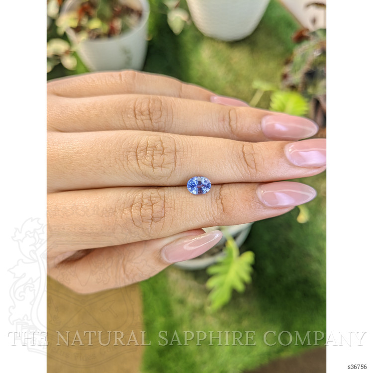 1.04 Ct. Blue Sapphire from Ceylon (Sri Lanka)
