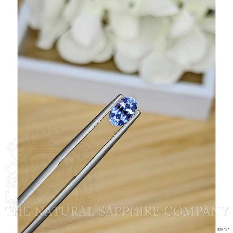 0.94 Ct. Blue Sapphire from Ceylon (Sri Lanka)