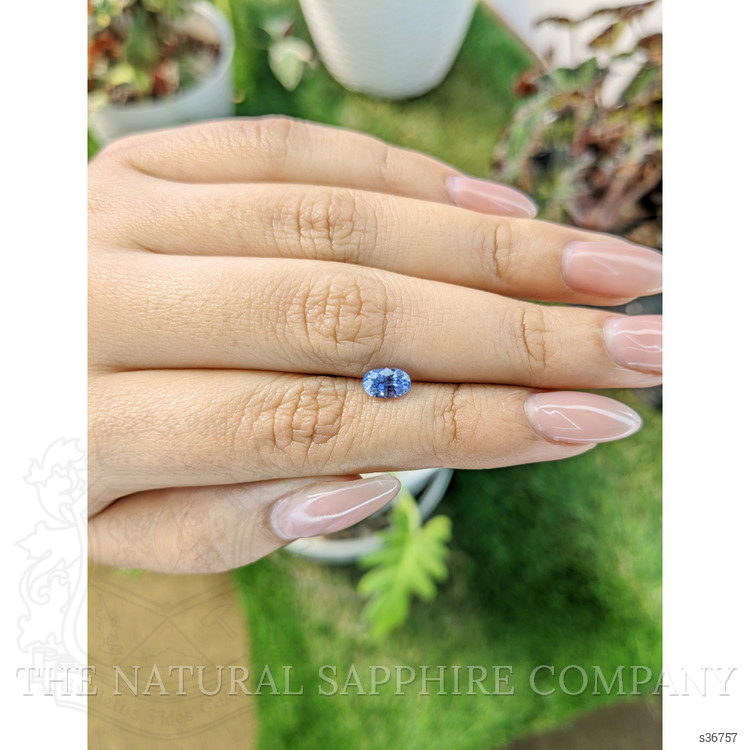 0.94 Ct. Blue Sapphire from Ceylon (Sri Lanka)