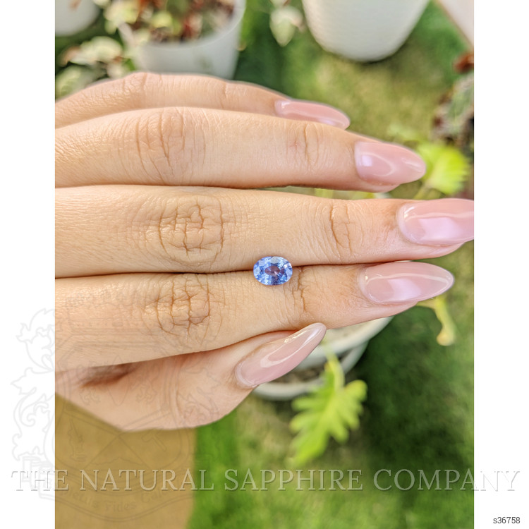 0.94 Ct. Blue Sapphire from Ceylon (Sri Lanka)