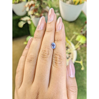 0.93 Ct. Blue Sapphire from Ceylon (Sri Lanka) Life Style