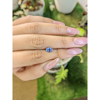 0.93 Ct. Blue Sapphire from Ceylon (Sri Lanka) Life Style