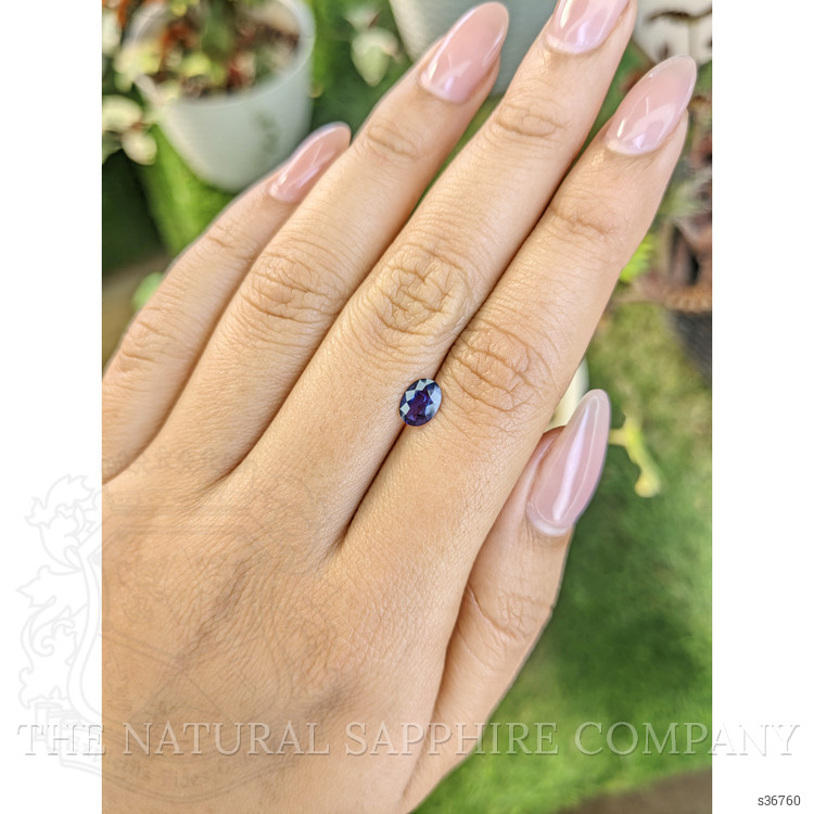 0.60 Ct. Blue Sapphire from Ceylon (Sri Lanka)