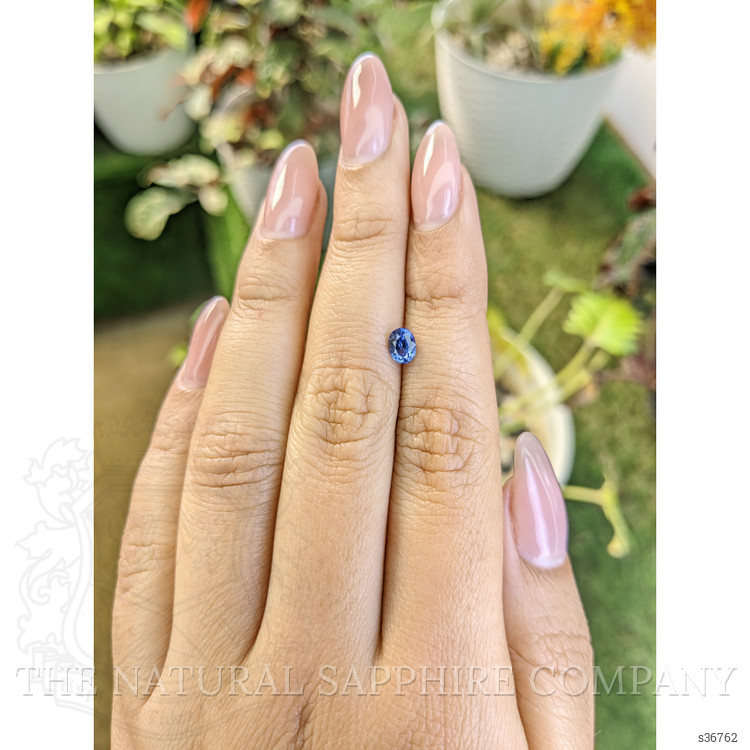 0.60 Ct. Blue Sapphire from Ceylon (Sri Lanka)