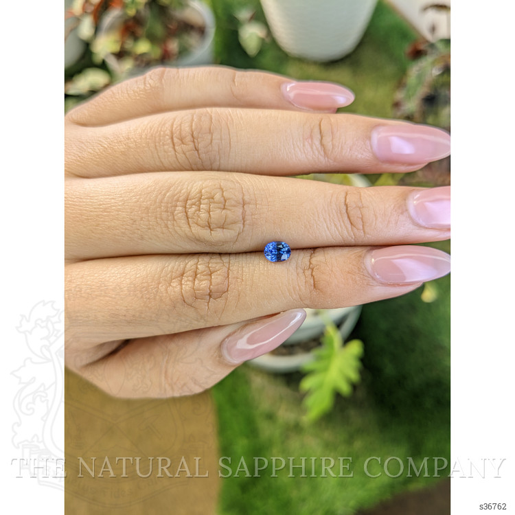 0.60 Ct. Blue Sapphire from Ceylon (Sri Lanka)