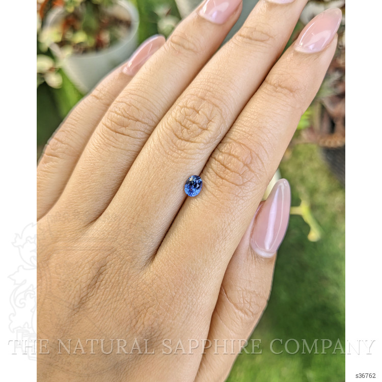 0.60 Ct. Blue Sapphire from Ceylon (Sri Lanka)