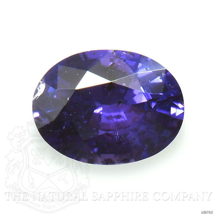 0.52 Ct. Purplish Blue Sapphire from Ceylon (Sri Lanka)