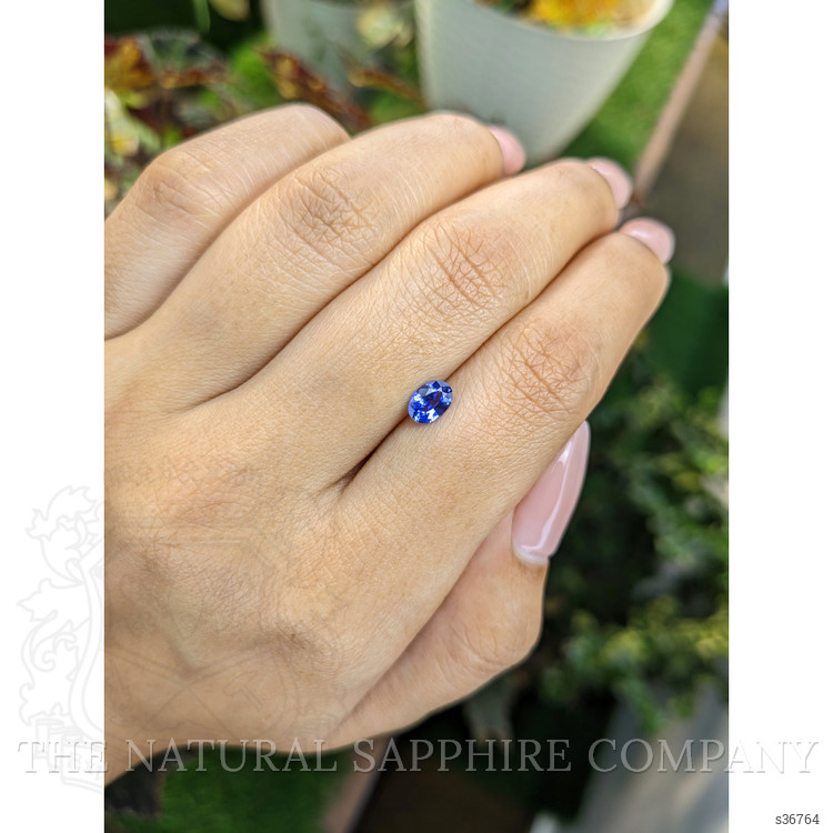 0.51 Ct. Blue Sapphire from Ceylon (Sri Lanka)