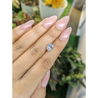 1.94 Ct. Greyish Blue Sapphire from Ceylon (Sri Lanka) Life Style