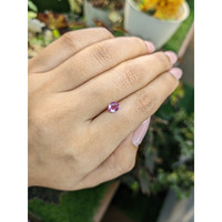 0.47 Ct. Pink Sapphire from Ceylon (Sri Lanka) Life Style
