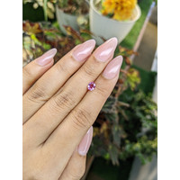 0.47 Ct. Pink Sapphire from Ceylon (Sri Lanka) Life Style