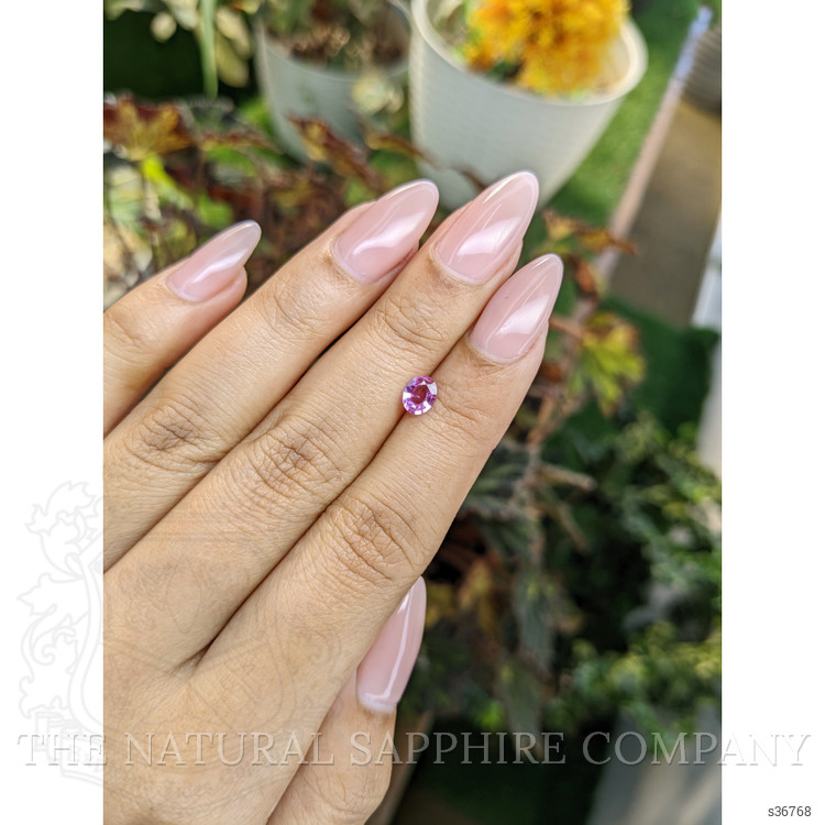 0.47 Ct. Pink Sapphire from Ceylon (Sri Lanka)