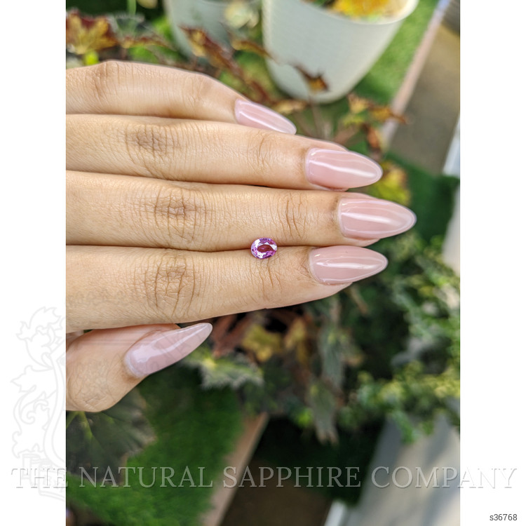 0.47 Ct. Pink Sapphire from Ceylon (Sri Lanka)