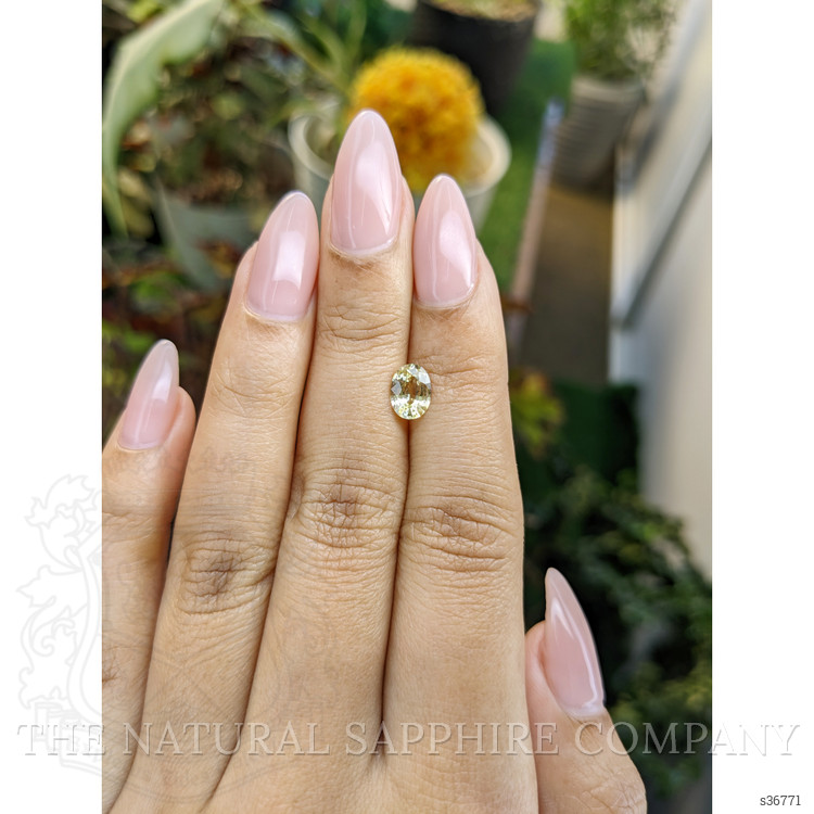 1.13 Ct. Yellow Sapphire from Ceylon (Sri Lanka)