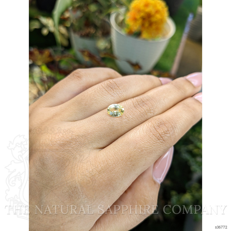 1.31 Ct. Yellow Sapphire from Ceylon (Sri Lanka)