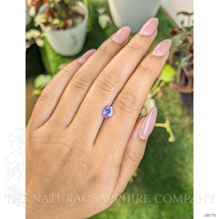 1.00 Ct. Violet Sapphire from Ceylon (Sri Lanka)