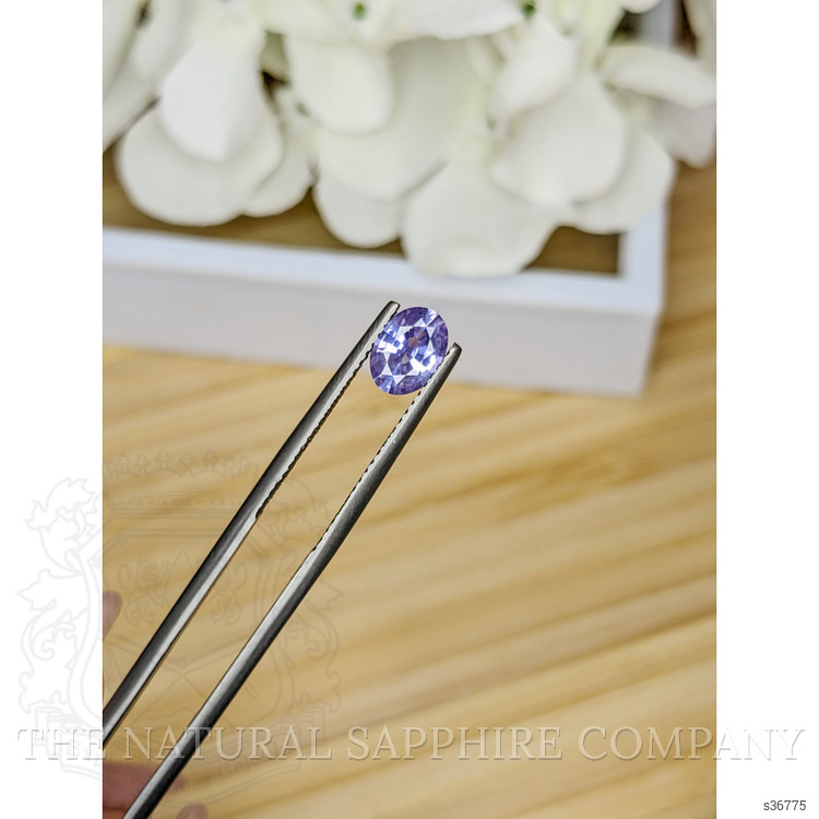 1.00 Ct. Violet Sapphire from Ceylon (Sri Lanka)