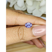 1.00 Ct. Violet Sapphire from Ceylon (Sri Lanka) Life Style