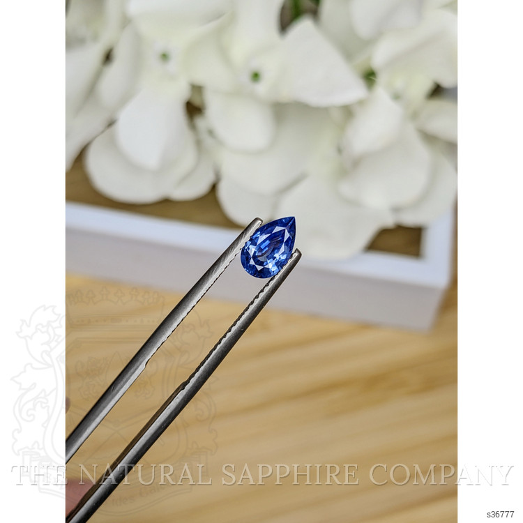 0.90 Ct. Blue Sapphire from Ceylon (Sri Lanka)