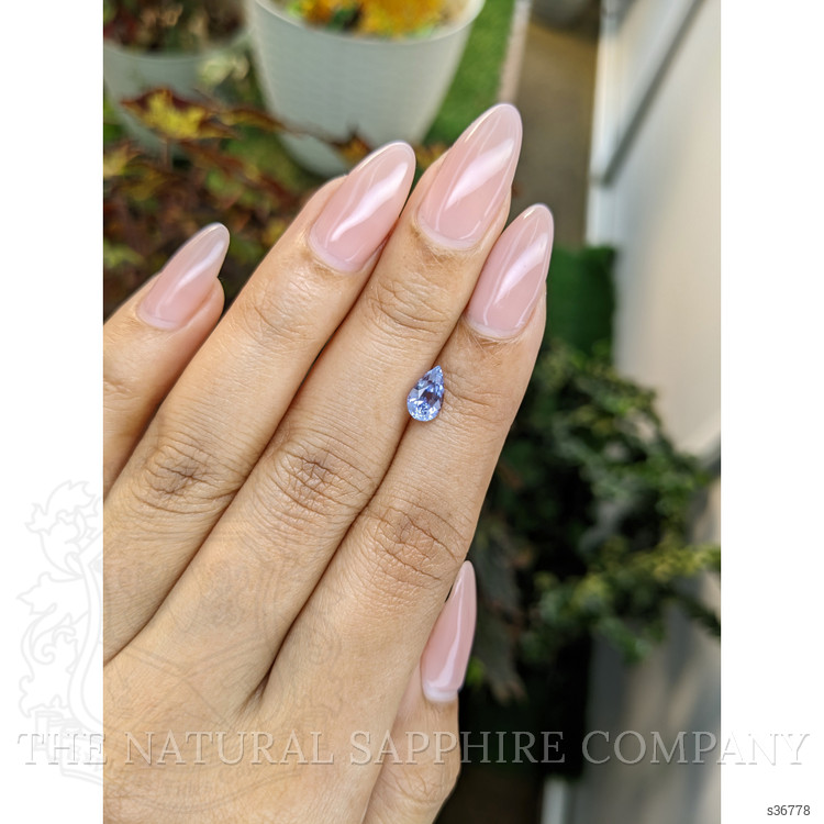 1.08 Ct. Blue Sapphire from Ceylon (Sri Lanka)