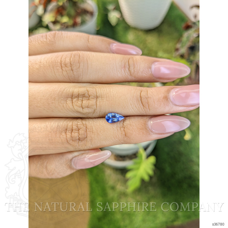 0.86 Ct. Blue Sapphire from Ceylon (Sri Lanka)