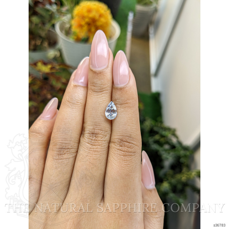 1.96 Ct. Bi Color Sapphire from Ceylon (Sri Lanka)