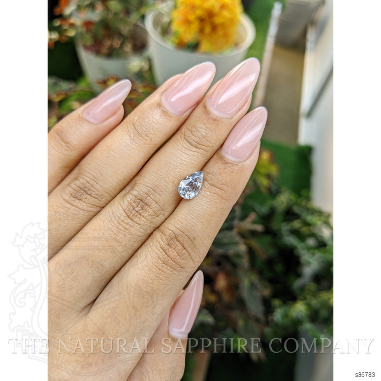 1.96 Ct. Bi Color Sapphire from Ceylon (Sri Lanka)