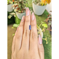 1.29 Ct. Blue Sapphire from Ceylon (Sri Lanka) Life Style